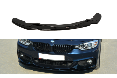 Накладка сплиттер на передний бампер на BMW 4 F32 M-Pack